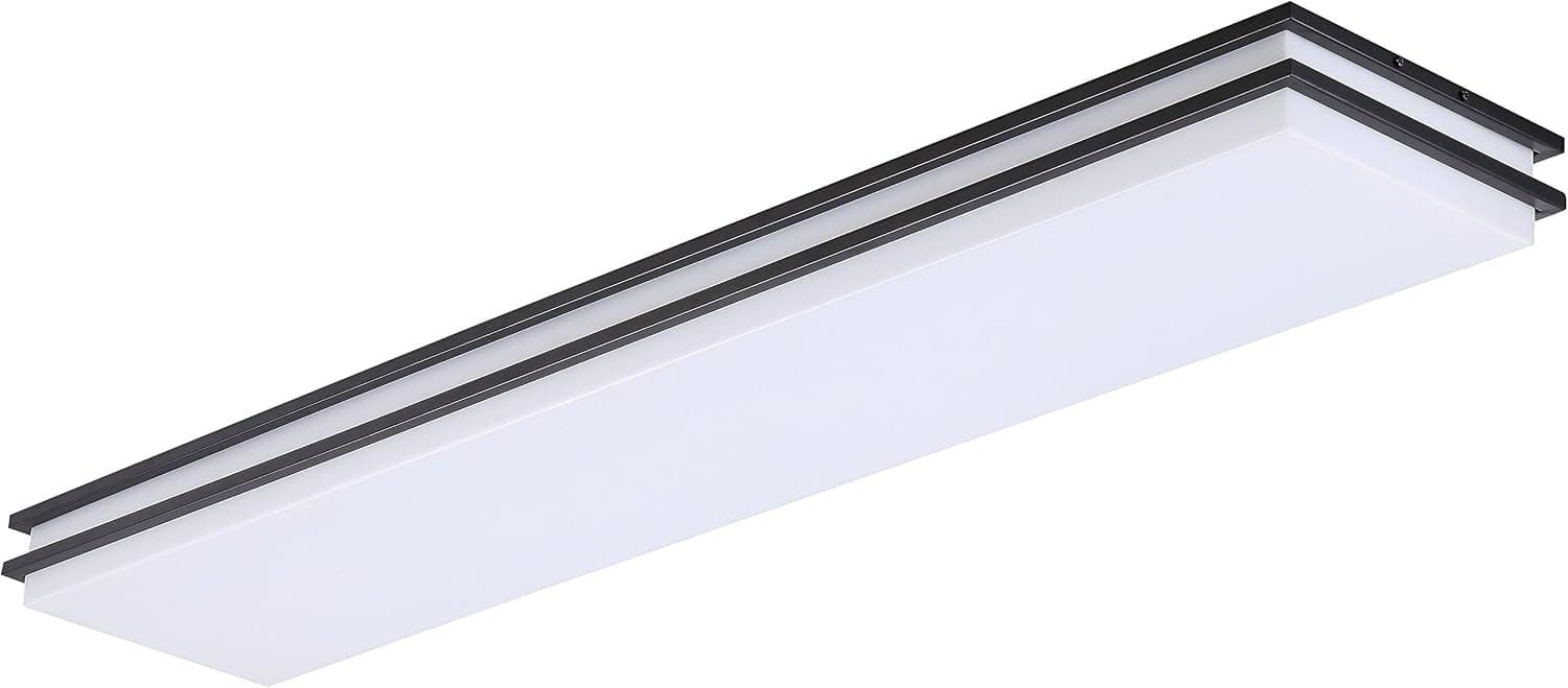 LB72139 LED Linear Flush Mount Ceiling Lighting, Oil Rubbed Bronze, 48-Inch, 35W, 200W Equivalent, 4000K Cool White, 2800 Lumens, ETL & DLC Listed, Energy Star, Dimmable