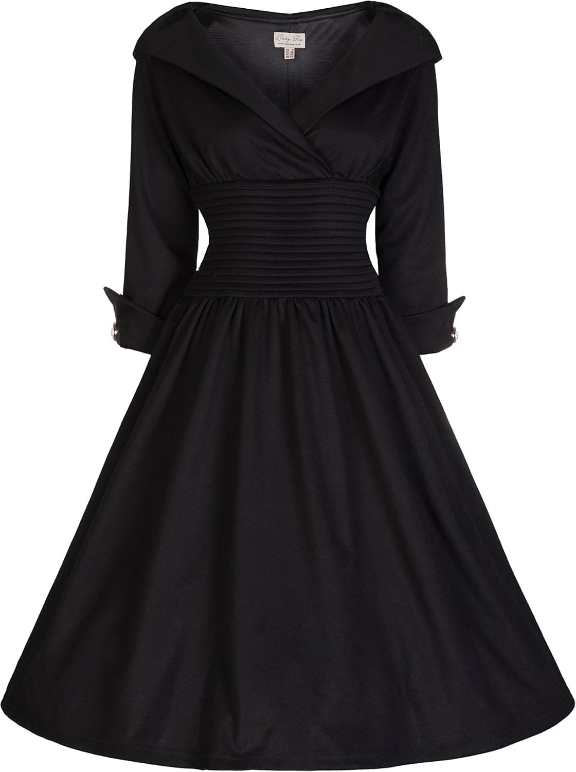 Lindy Bop 'Ramona' Subtly Seductive Vintage 50's Inspired Swing Dress