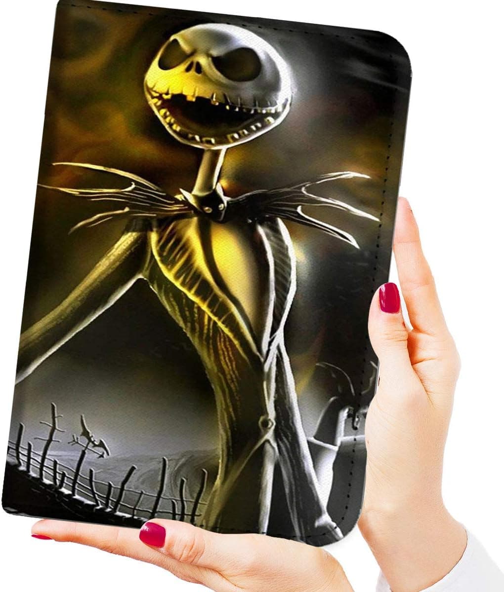 for iPad 9.7 inch, fits iPad 5, iPad 6, iPad Air, iPad Air 2, Flip Case Cover, A23546 Nightmare Christmas 23546