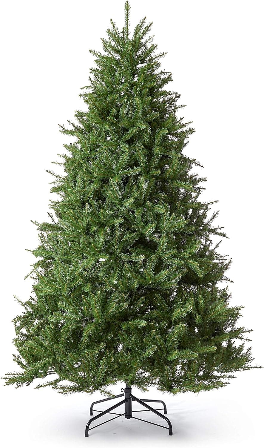 KING OF CHRISTMAS 7.5 Foot Yorkshire Fir Green Artificial Christmas Tree Unlit