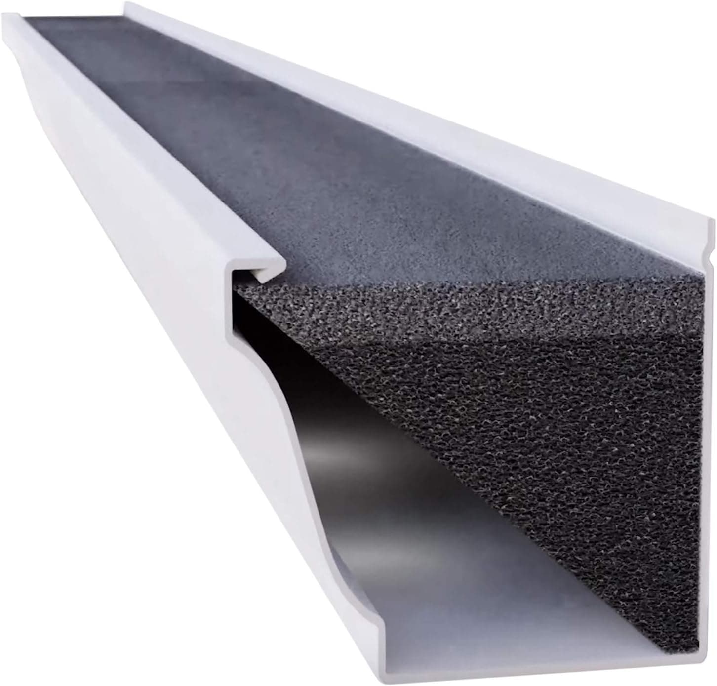 GutterStuff GSP-K6FR-24box-DS Foam Gutter Filter Insert, 6-Inch