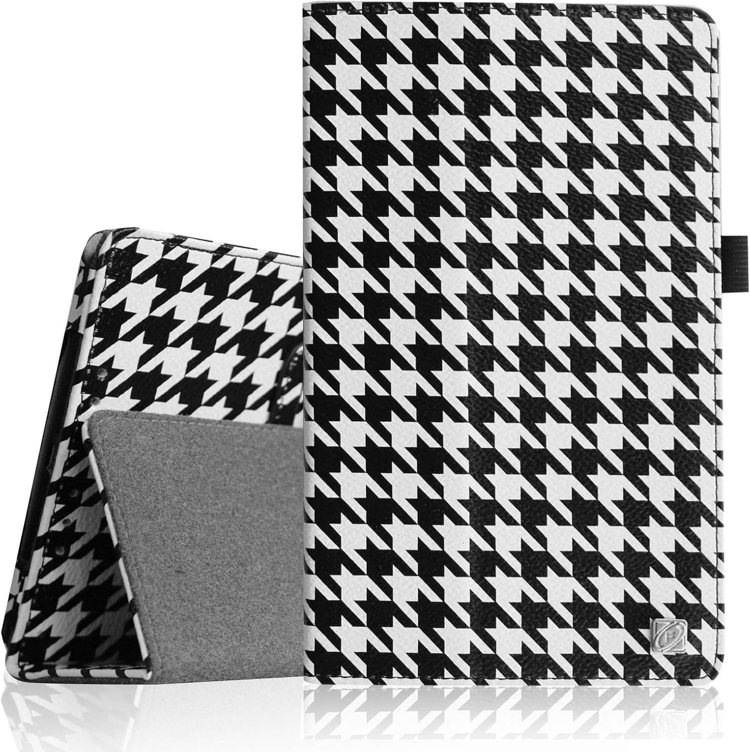 Fintie Folio Case for Google Nexus 7 FHD 2nd Gen 2013 Android Tablet Slim Fit with Auto Wake/Sleep Feature - Houndstooth