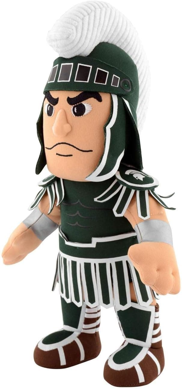 Bleacher Creatures Michigan State Spartans Sparty 10" Plush Figure- A Mascot For Play or Display