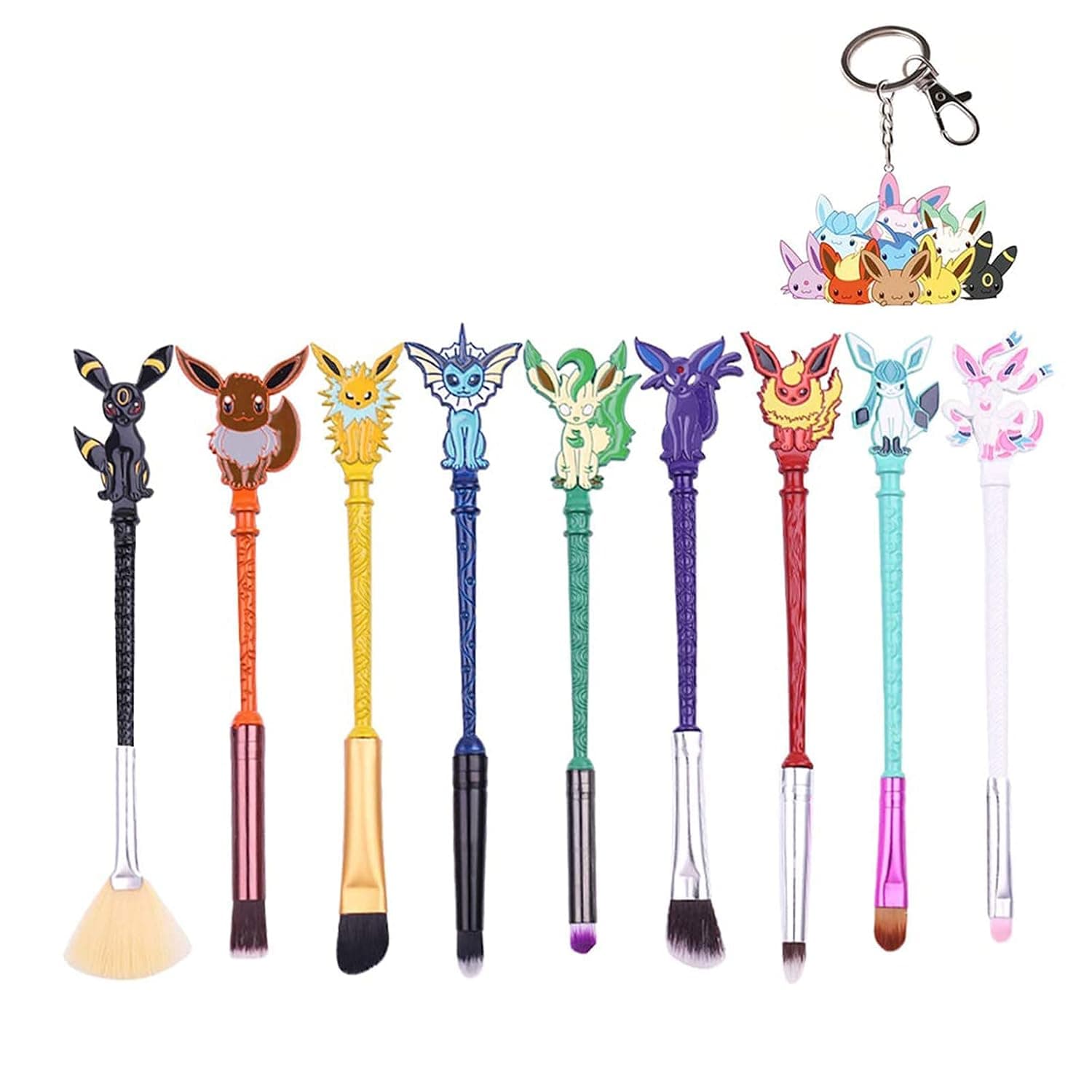 9Pcs Makeup Brushes Set Eye Shadow Foundation Eyebrow Lip Brush Makeup Brushes Tool, Gift for Girls and Women