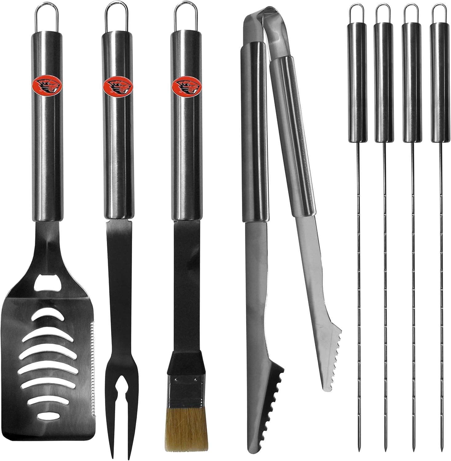 Siskiyou Sports NCAA 8 Piece BBQ Set with Case