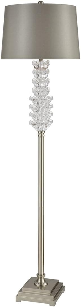 Diamond Lighting D3384 Floor lamp, Clear, Polished Nickel