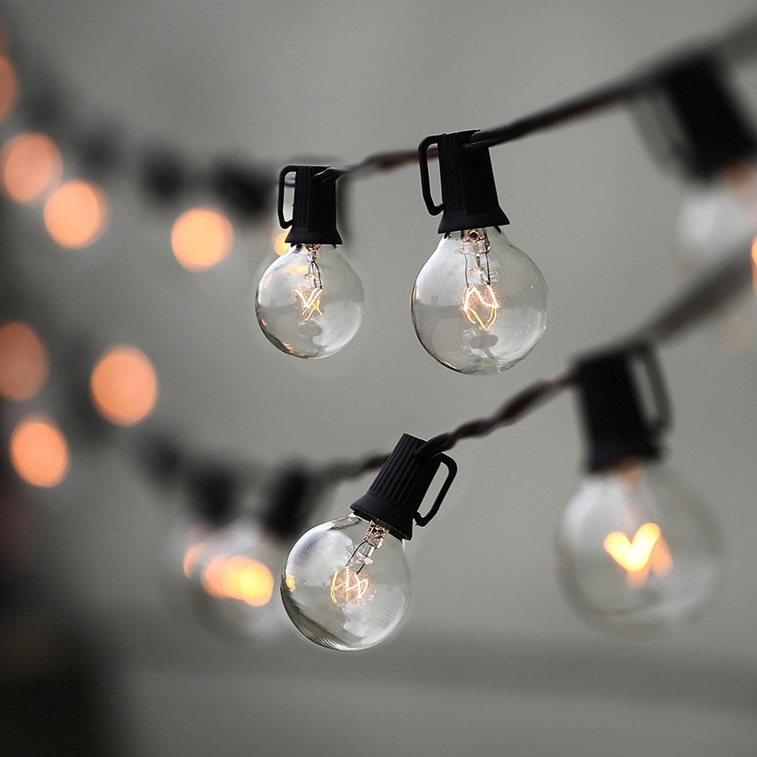 Lampat String Lights, 25Ft G40 Globe String Lights with Bulbs-UL Listd for Indoor/Outdoor Commercial D¨¦cor