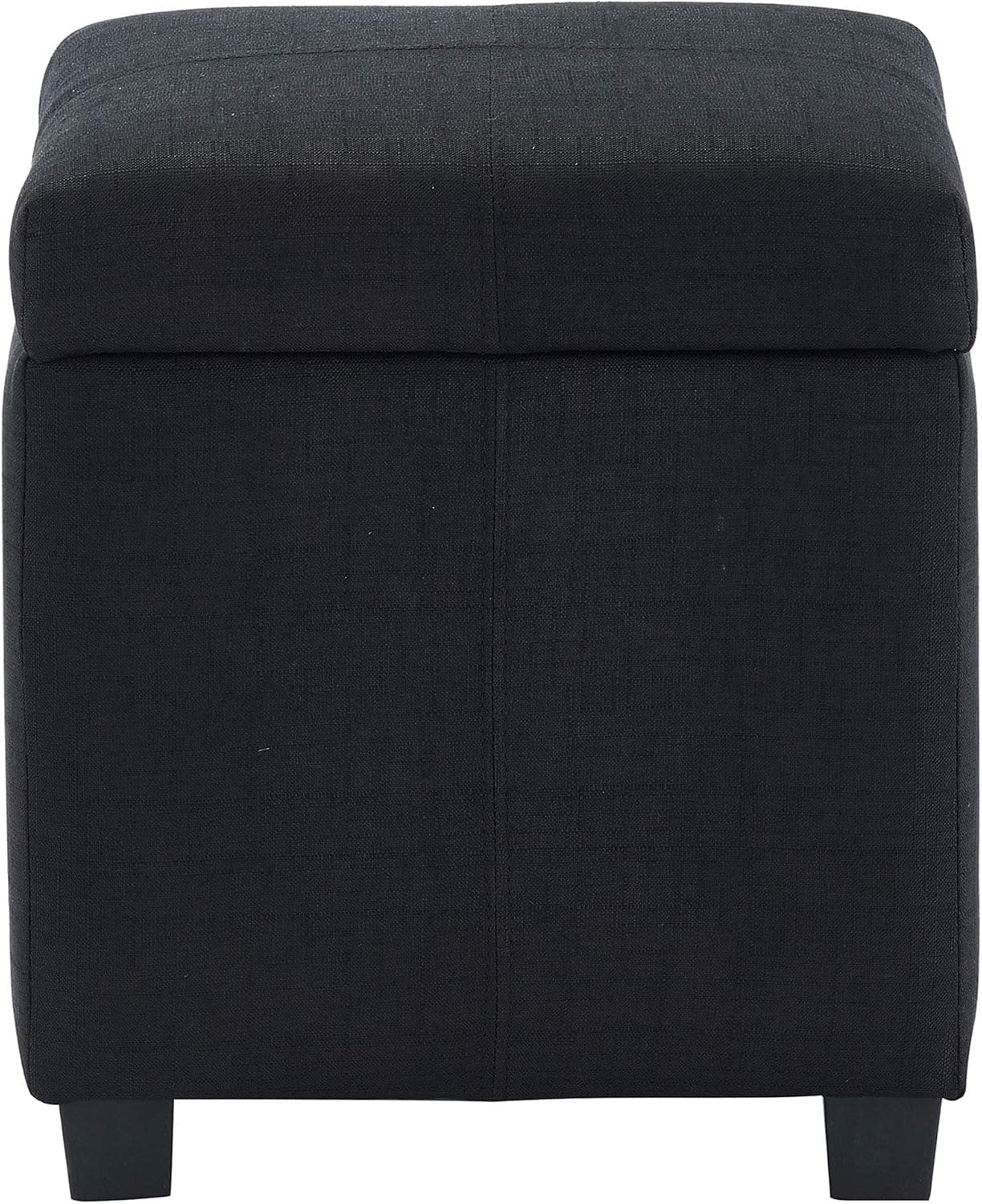 WHI , Black Storage Ottoman