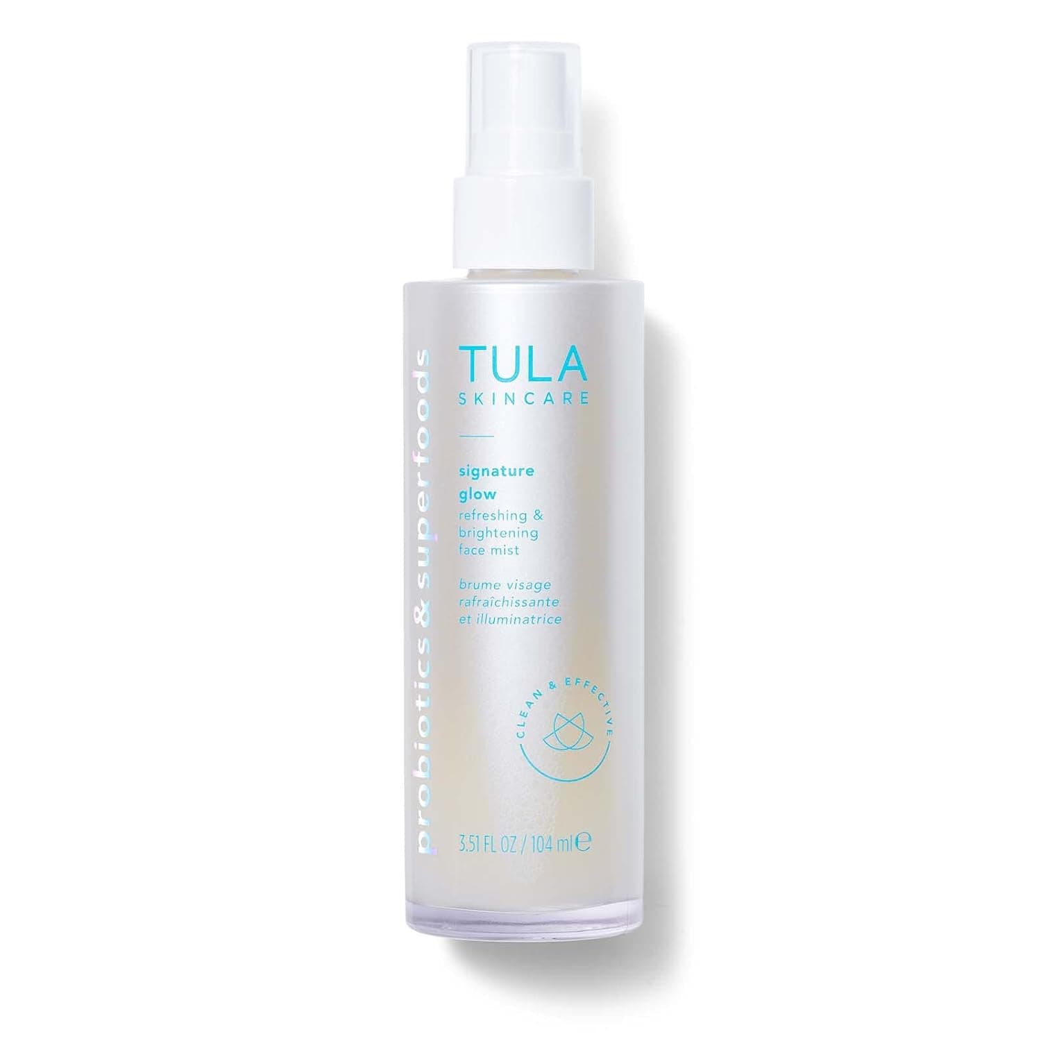 TULA Skin Care Signature Glow Refreshing & Brightening Face Mist | Oil & Alcohol Free, Hydrating & Brightening with Pollution & Blue Light Protection | 3.51 fl. oz.