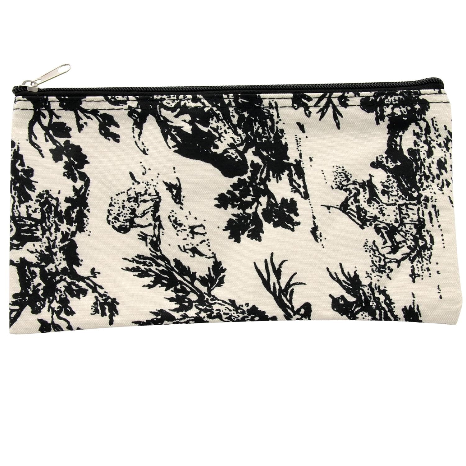 World Traveler French Toile Makeup Brush Bag 10-inch