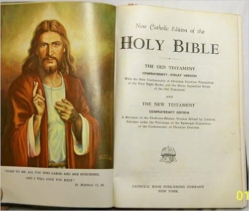 Holy Bible, New Catholic Edition, Fine Art Edition, Illustrated