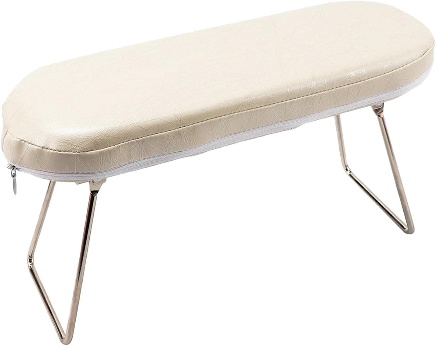 CALIDAKA Nail Arm Rest Pillow Nail Arm Rest Nail Arm Rest Cushion Stand Manicure Arm Rest Cushion Nail Hand Rest for Nail Techs,Salons,DIY,Nail Lovers to Reduces Hand Pressure(Beige)