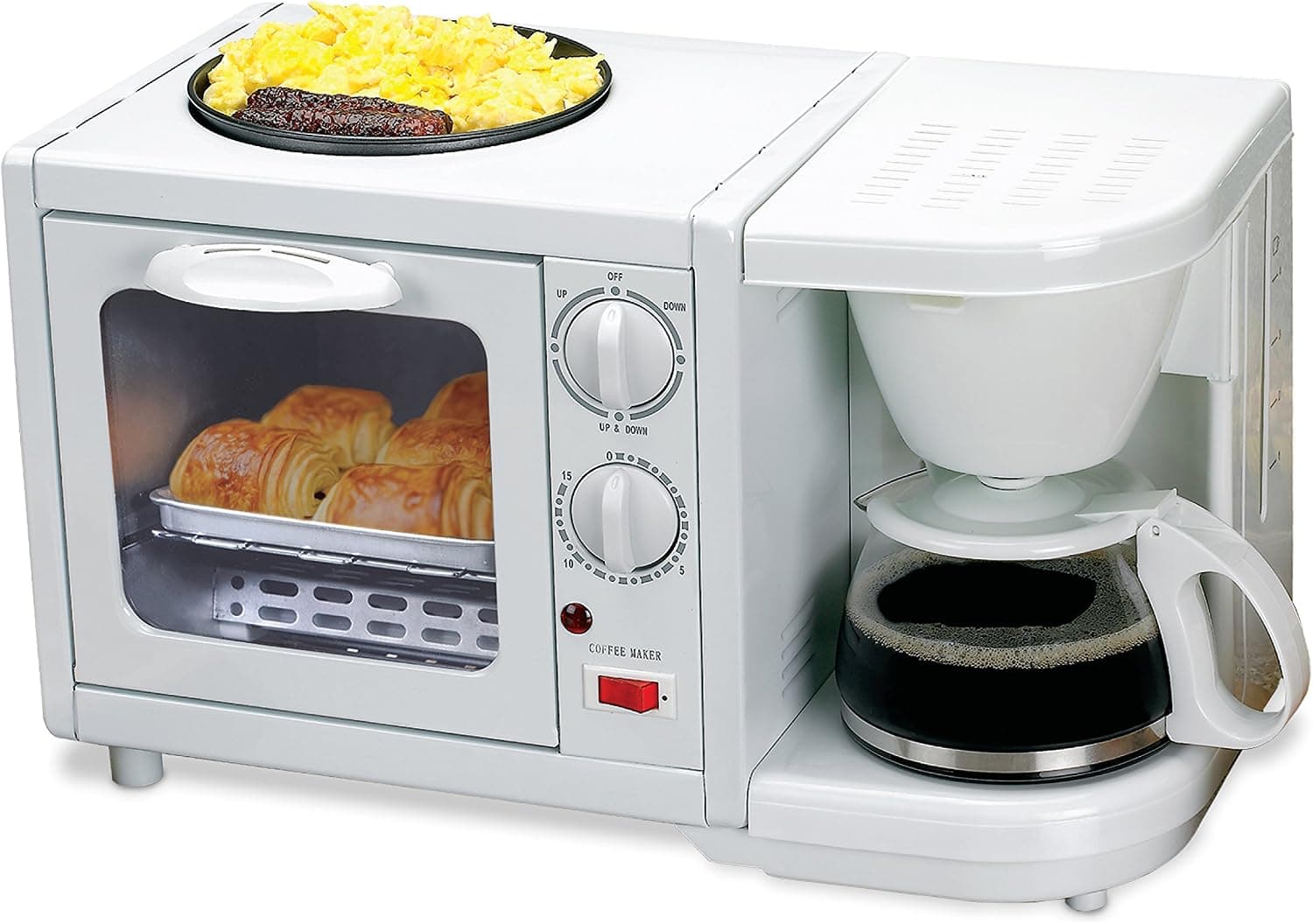 Granite Platinum Deluxe Portable 3-in-1 Family Size Multifunctional Breakfast Station