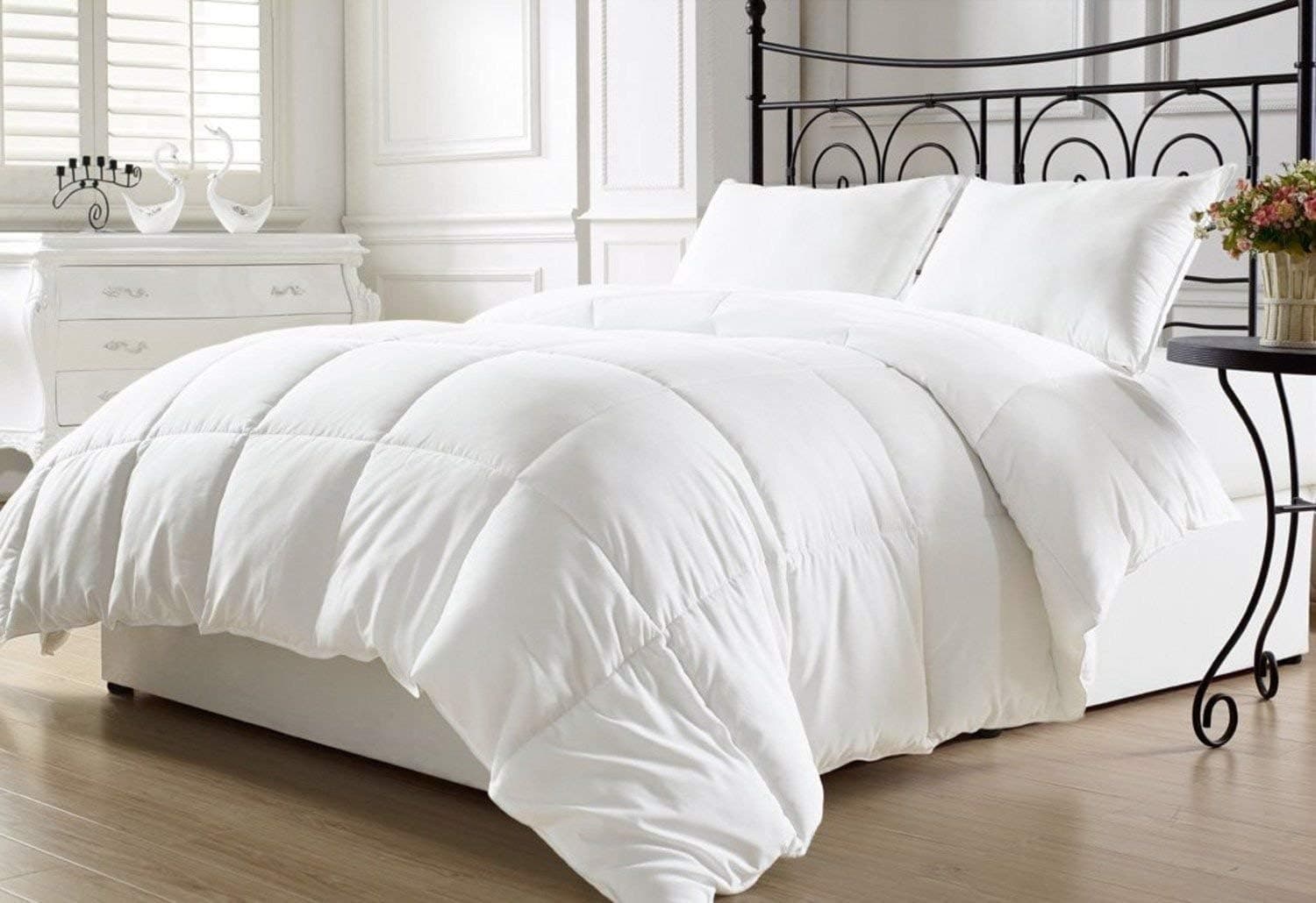 Down Comforter California King Duvet Insert King Size Comforters Cover Goose Down Comforter 100% Egyptian Cotton Cover Duvet White Down Comforter King Size Hotal Lightweight Duvet Insert All Season