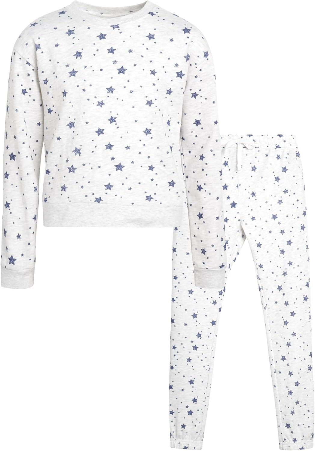 Sweet Butterfly Girls' Sweatsuit Set - 2 Piece French Terry Crop Pullover and Joggers (7-16)