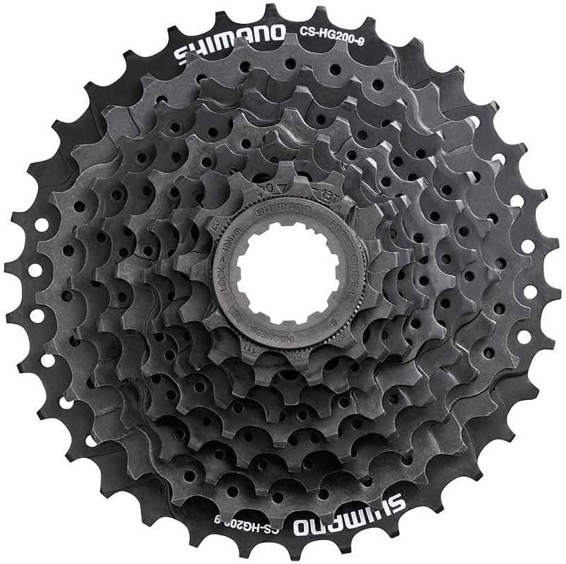 JKSPORTS ShimanoAlivio CS-HG200 9-Speed Mountain Bike Cassette CS-HG200 Road MTB Mountain Bike Cassette Sprocket 9Speed 11-34T Cassette (11-34T)