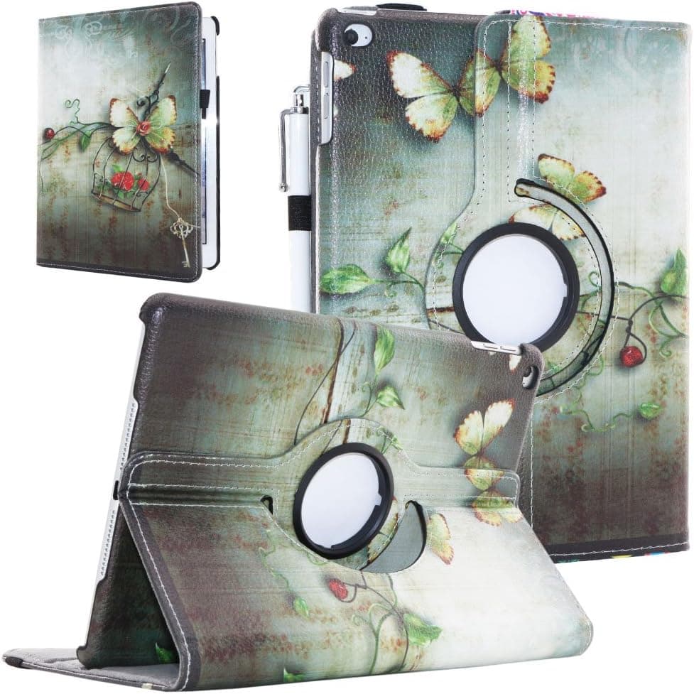 iPhone x Wallet case (Butterfly and Vine, S9 Plus)