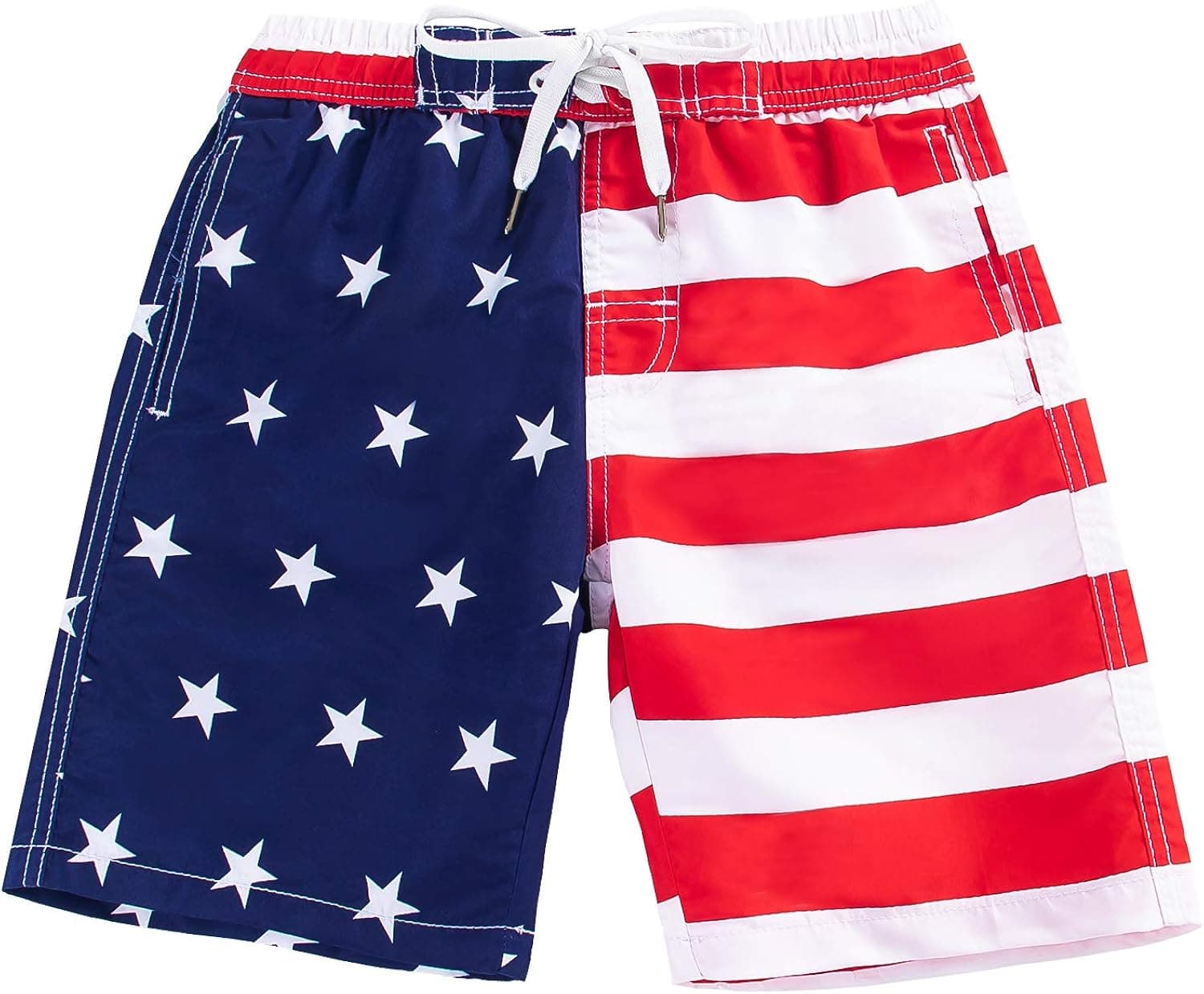 Kute 'n' Koo Boys Swim Trunks, Quick Dry Boys Boardshorts, Boys Bathing Suit Sizes from 2T to 18/20