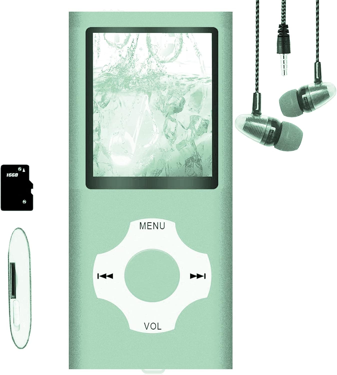 MP3 Player / MP4 Player, Hotechs MP3 Music Player with 32GB Memory SD Card Slim Classic Digital LCD 1.82'' Screen Mini USB Port with FM Radio, Voice Record