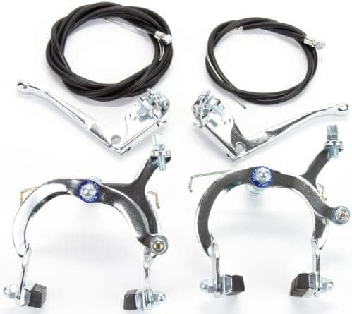 SUNLITE Brakes - Side Pull Set - Pair, Steel, Silver, 61-79mm Reach