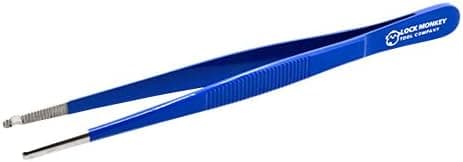 Lock Monkey Pin Tumbler Tweezer with Grooved Tip (MK390), Blue (MNK-MK390)