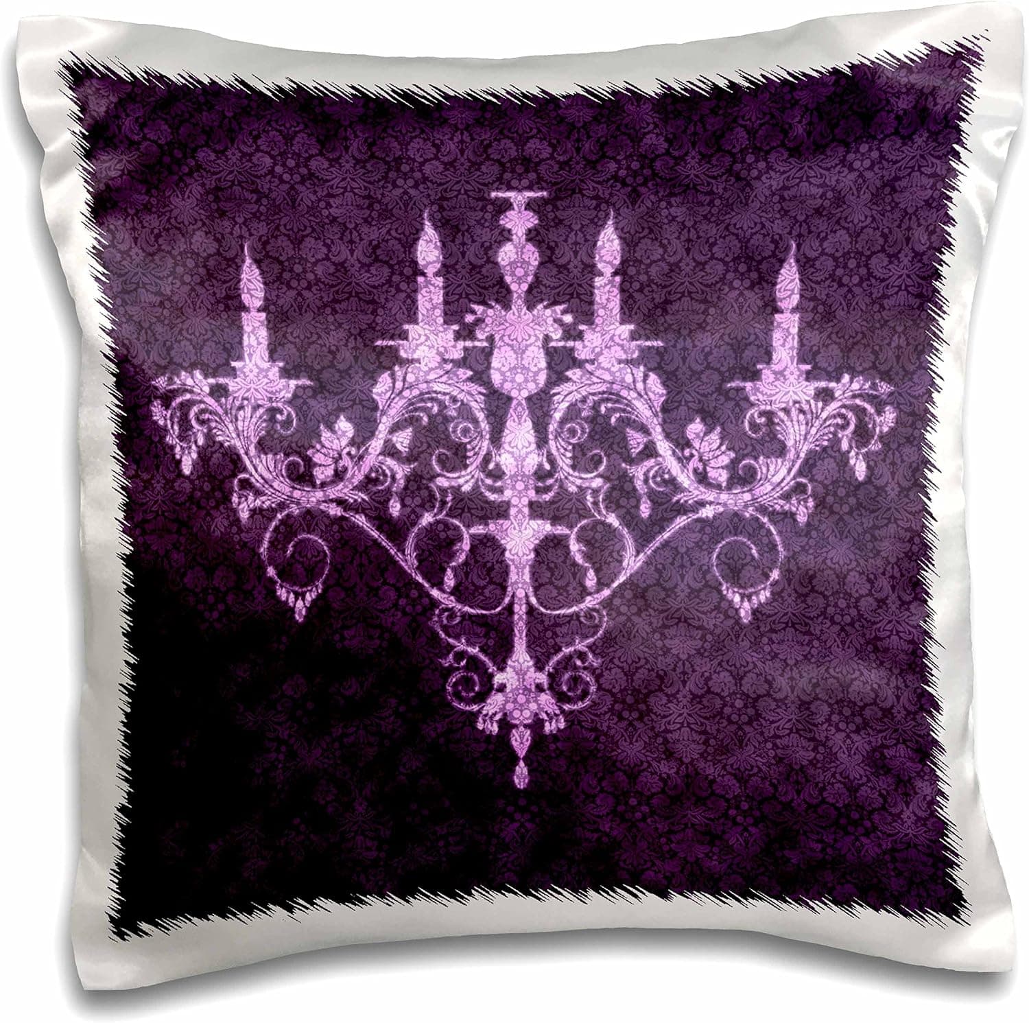 3D Rose pc_32509_1 Chandelier Purple Damask