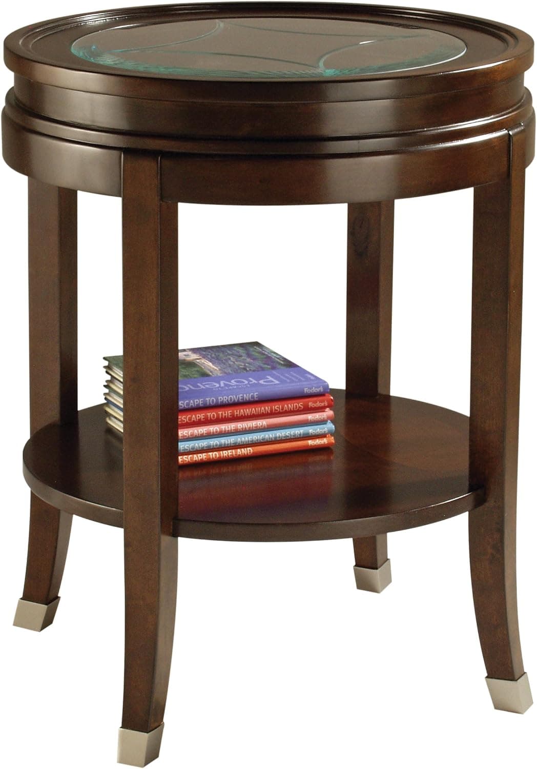 Magnussen Lakefield Wood Round End Table