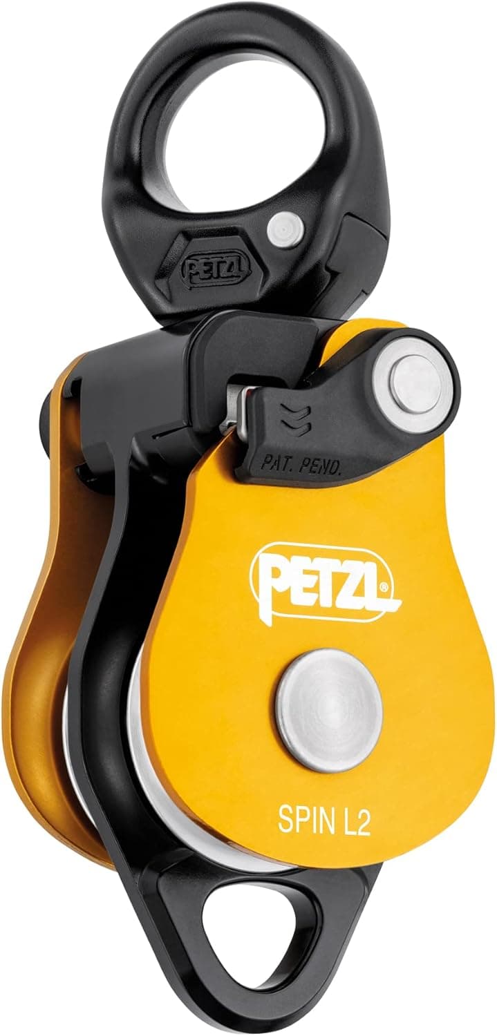 PETZL, Spin L2, Double Pulley with Very High Output with Walker