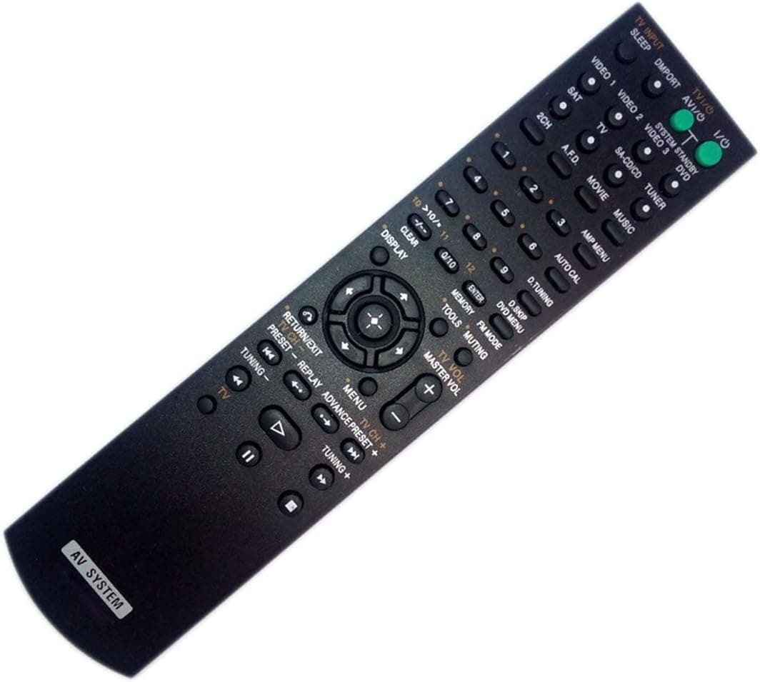 Replaced Remote Control for Sony HTDDW685 RM-AAU005 HTSS2000 1-480-098-11 STR-DG510 Home Theater Audio/Video Receiver AV System