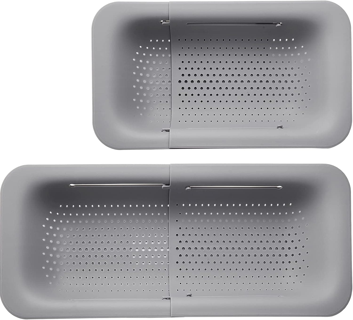 Collapsible Sink Colander Strainer Basket，Extendable Strainer Saver Portable Drainer Over Sink - Wash Vegetables and Fruits, Drain Cooked Pasta and Dry Dishes