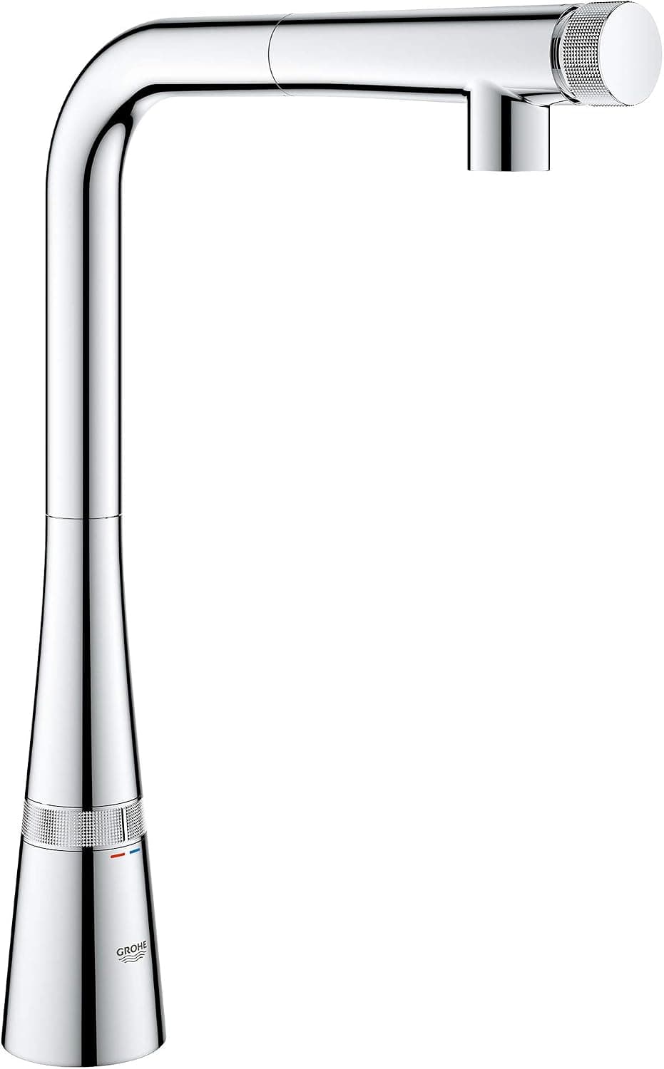 GROHE 31559002 Zedra Smartcontrol Pull-Out Dual Spray Kitchen Faucet, Chrome
