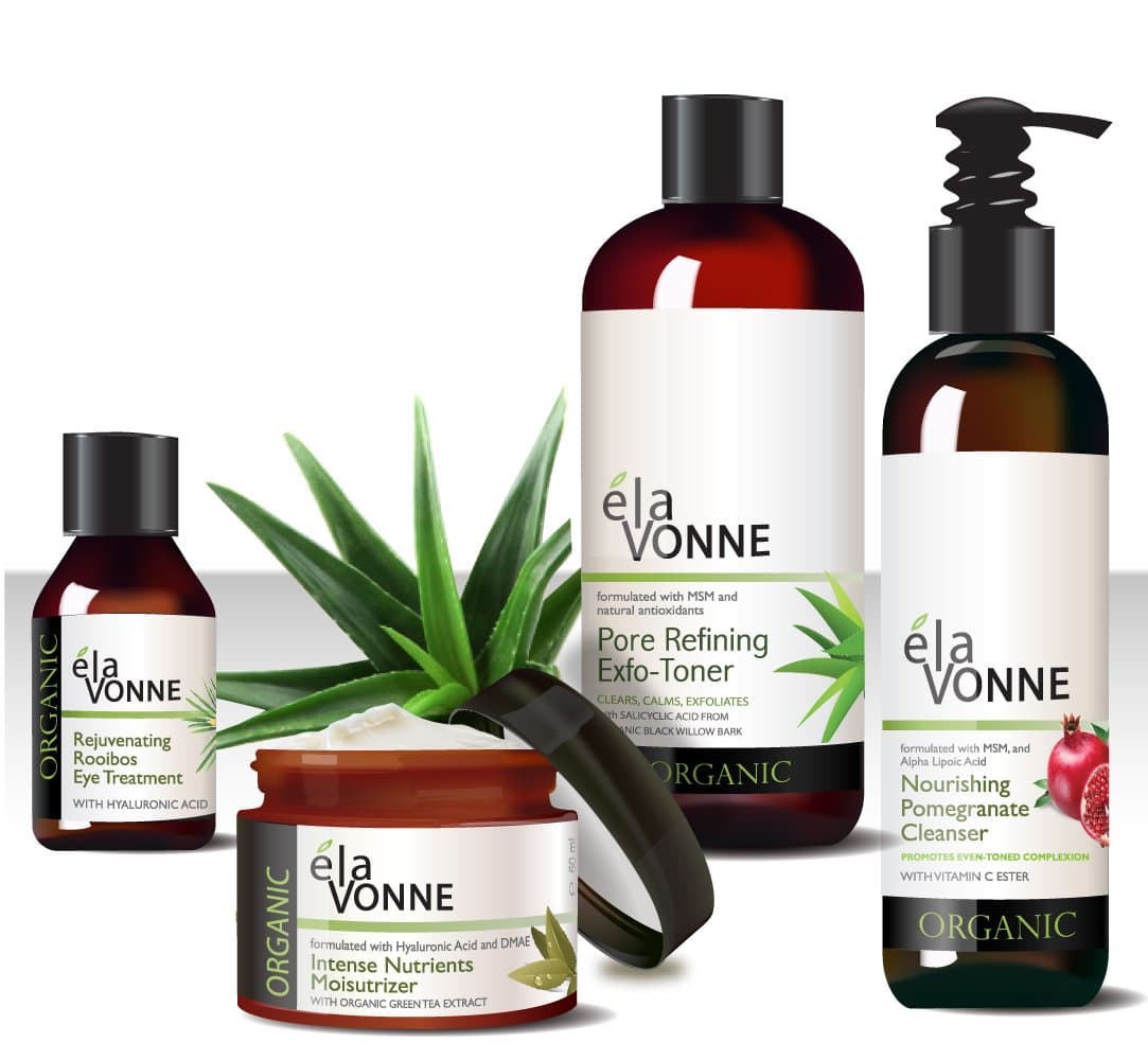 Elavonne Organic Essentials Skin Care Kit (Full Sized Products)
