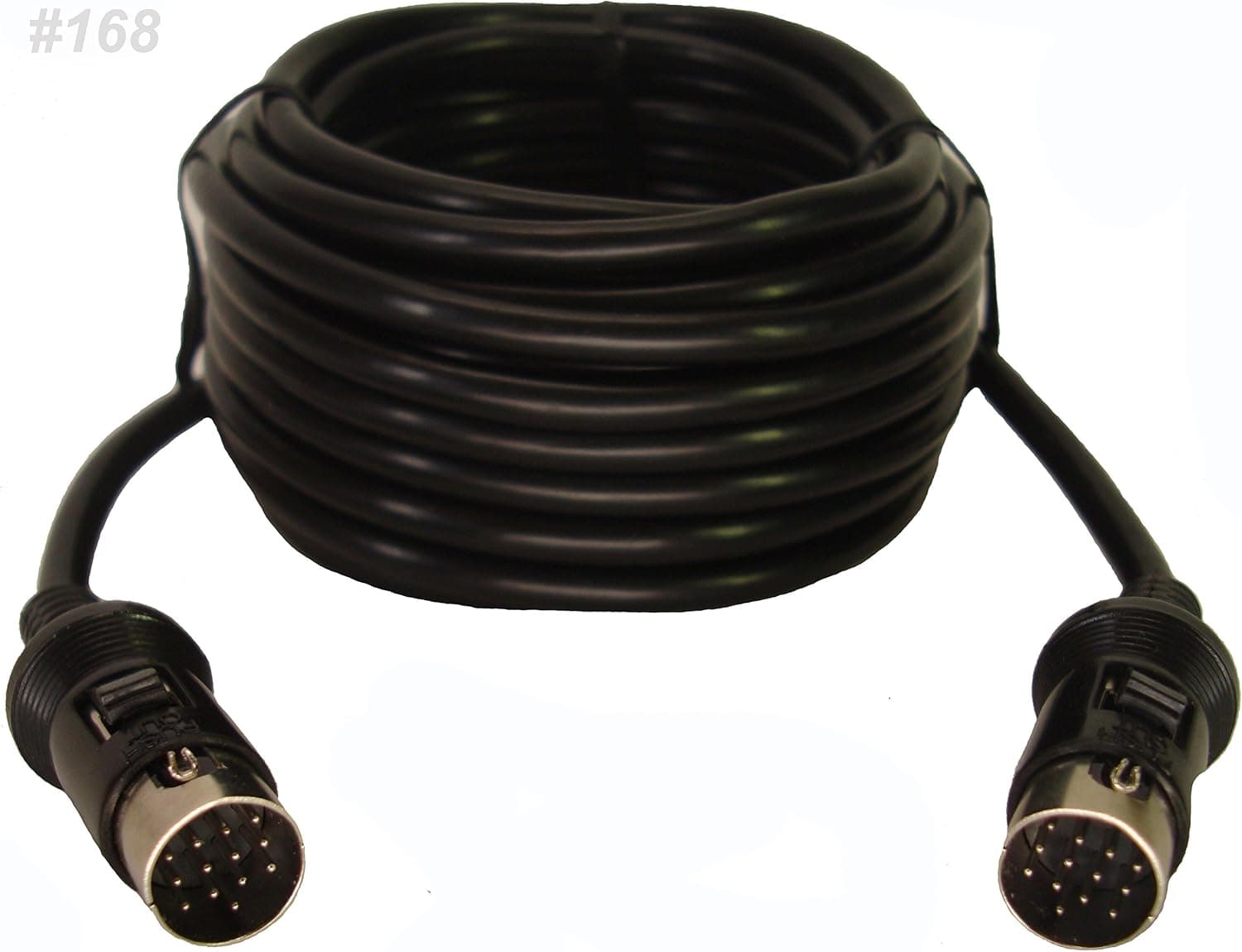 13-PIN DIN DATA MALE CABLE C-BUS for CLARION CD CHANGER DISC SHUTTLE & TV TUNER BRAIN BOX HIDEWAY UNIT. GETWIREDUSA #168