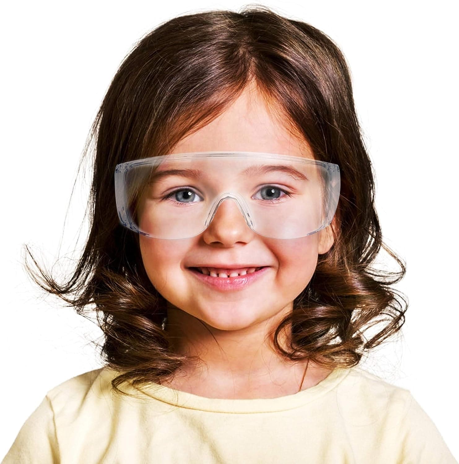 V by Vye | Safety Glasses | Small Protective Eyewear Anti-Fog Clear Safety Goggles for Children | Ships Direct from USA