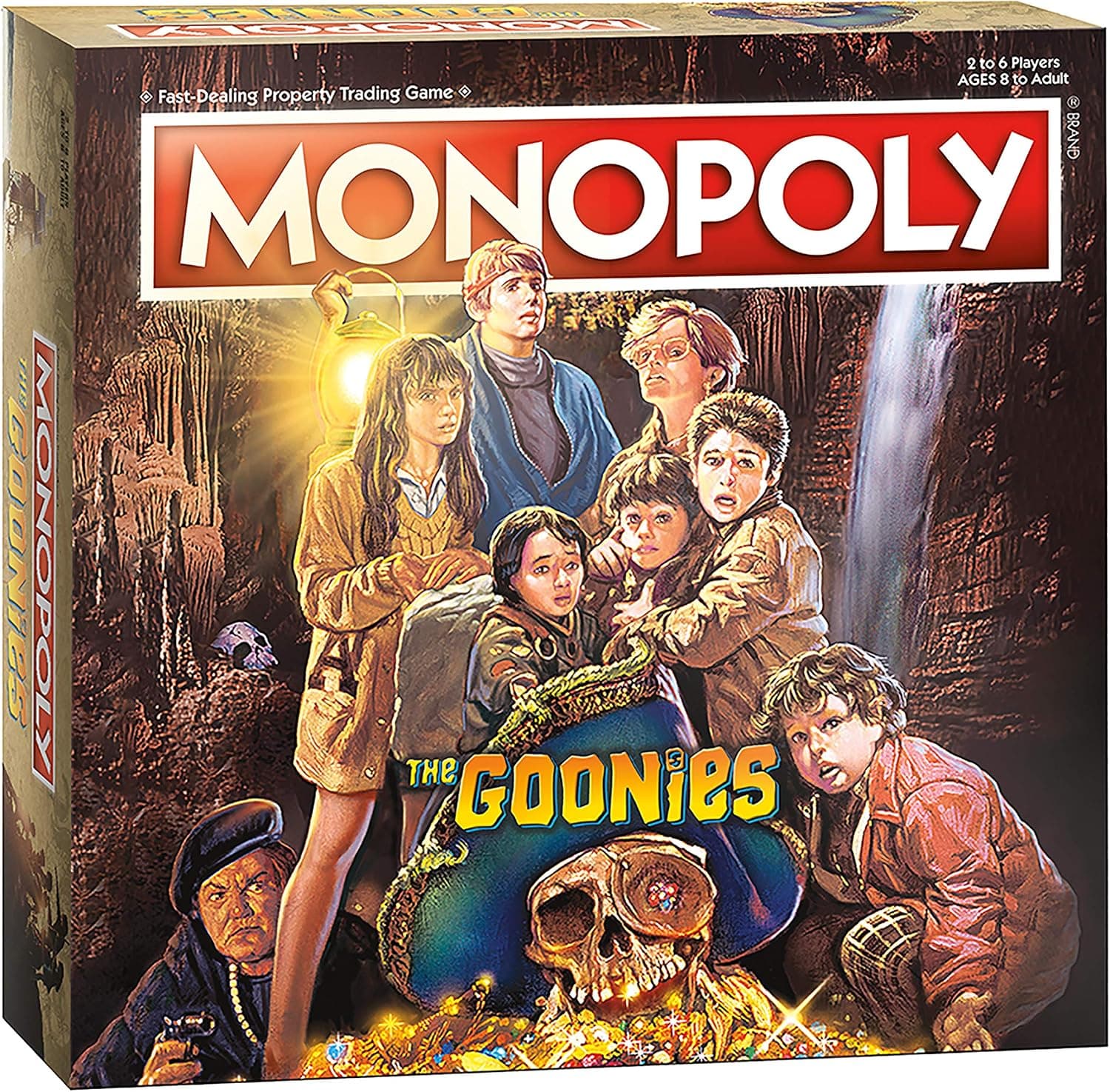 Monopoly® The Goonies | Based on The 80s Adventure Classic Film | Collectible Monopoly Game Featuring Familiar Locations and Iconic Moments