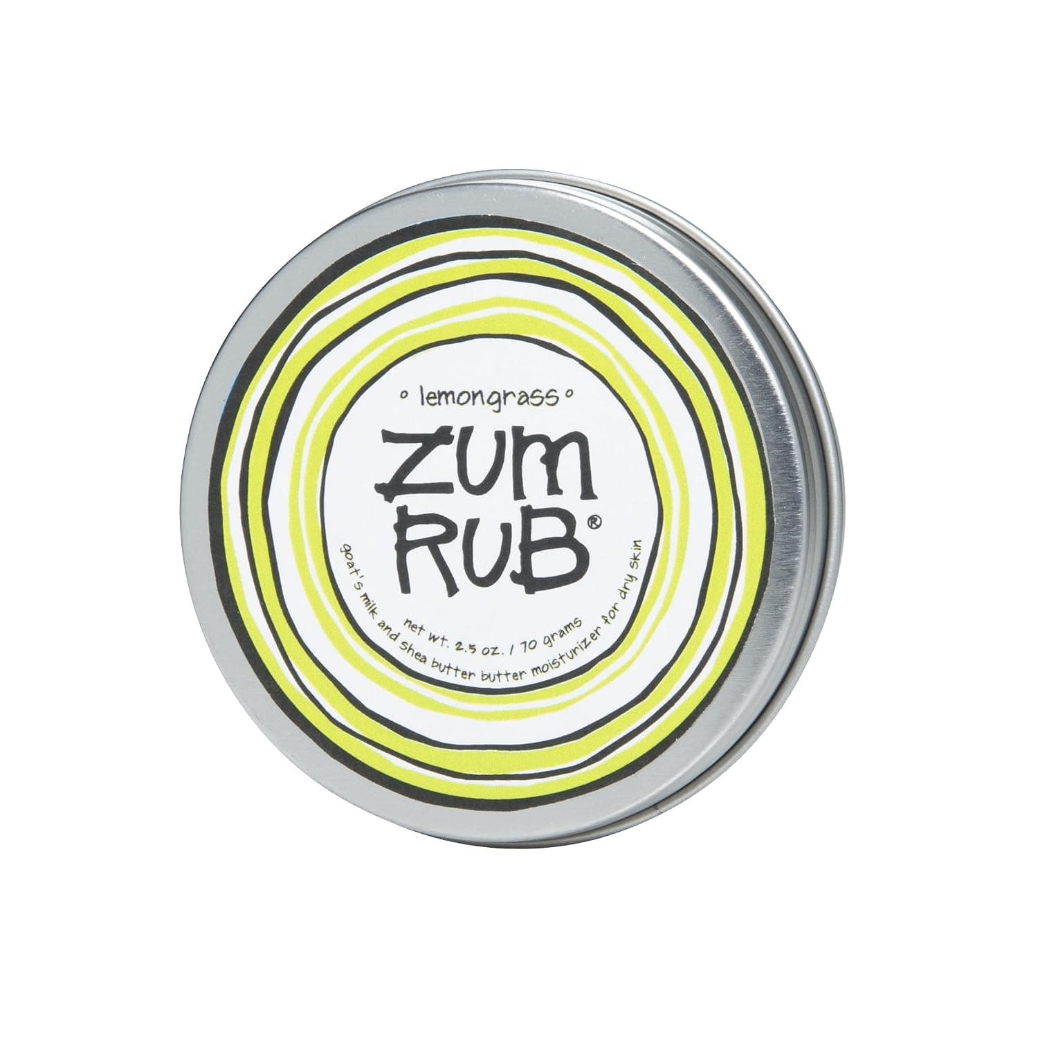 Zum Rub Body Moisturizer Lemongrass -- 2.5 oz