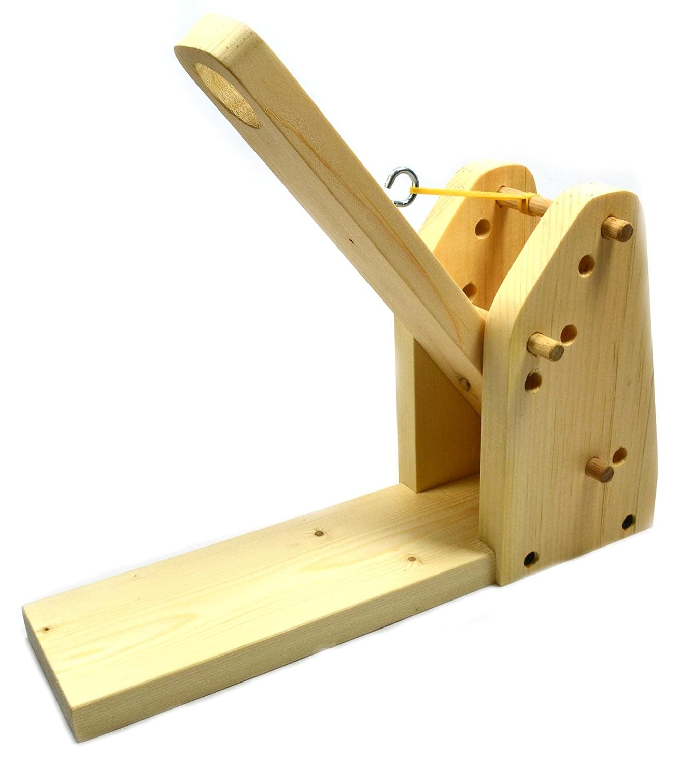 Catapult Kit - Build Yourself - STEM Learning - Comes Explore Force, Acceleration, Center of Mass, Hooke's Law & More - Garage Physics by Eisco