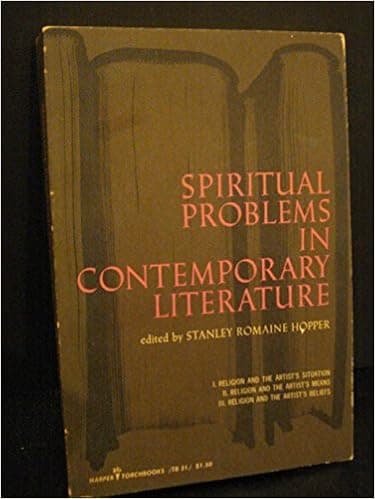 Spiritual problems in contemporary literature