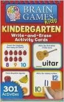 Brain Games Kids Kindergarden Write & Erase Activity Cards