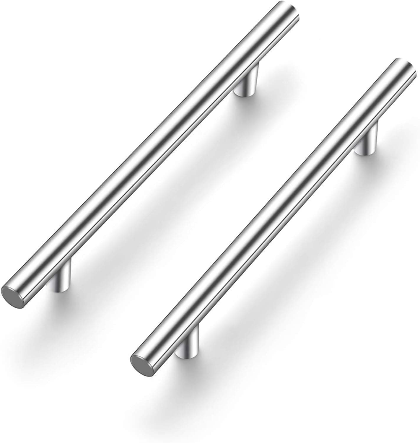 Ravinte 3 Pack | 7.38'' Cabinet Pulls Brushed Nickel Stainless Steel Kitchen Drawer Pulls Cupboard Pulls Cabinet Handles 7-3/8”Length with 5” Hole Center