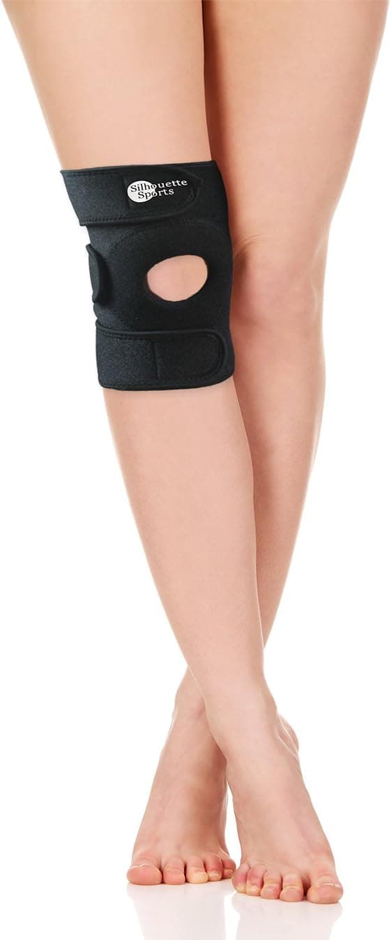 Breathable Knee Support Brace, Open Patella Wrap for Tendon and Ligament Support for Men, Women & Kids - Treat Arthritis, Bursitis, Tendonitis, Jumper's Knee