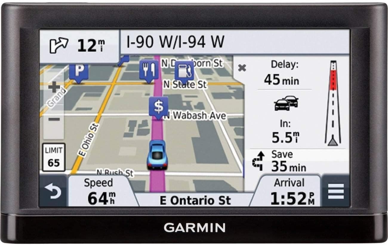 Garmin nüvi 55LMT GPS Navigators System with Spoken Turn-By-Turn Directions, Preloaded Maps and Speed Limit Displays (Lower 49 U.S. States)-(Renewed)
