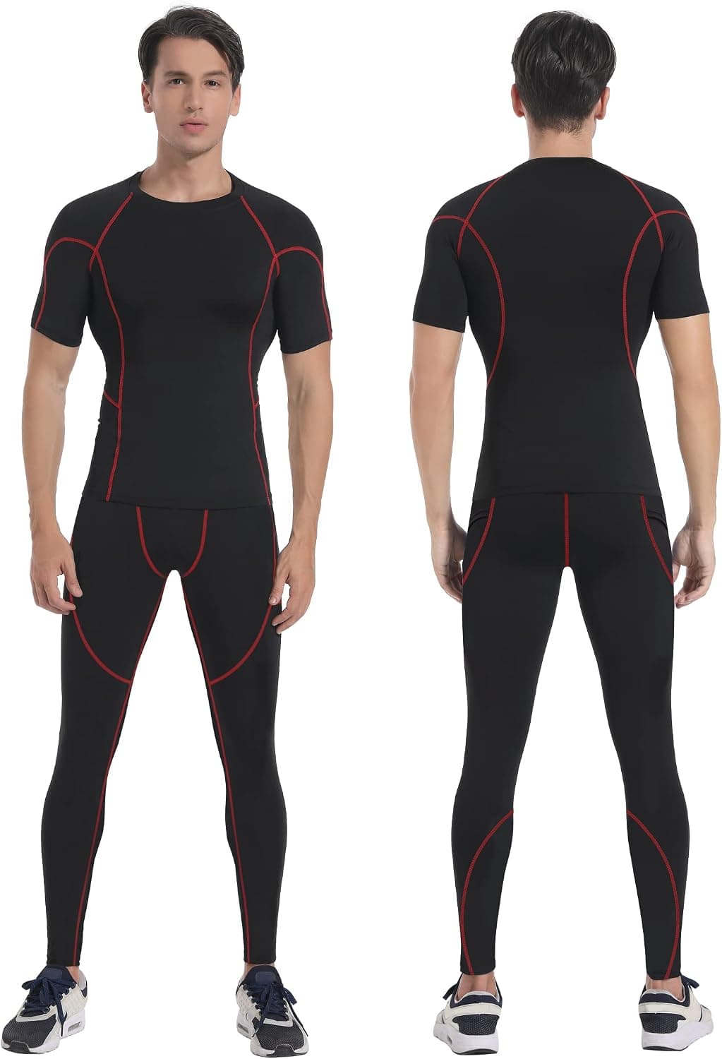 Milin Naco Men's Compression Pants Compression Leggings Sports Compression Pants & Tights Running Tights Ski Base Layer
