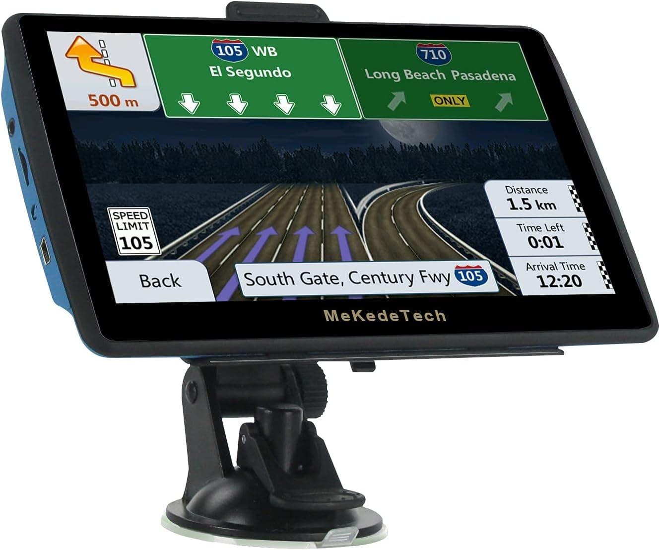 GPS Navigation for Car Truck Newest 2020 Map 7 Inch Touch Screen 8G 256M Navigation System with Voice Broadcast and Speed ​​Camera Warning Lifetime Free Map Update