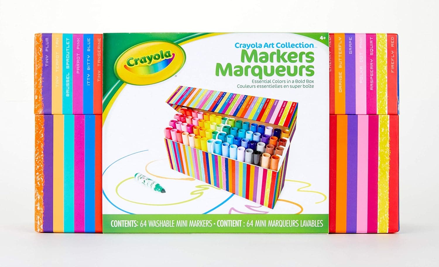 Crayola Pip Squeaks Marker Set, Washable Mini Markers, 64 Count, Gift for Kids
