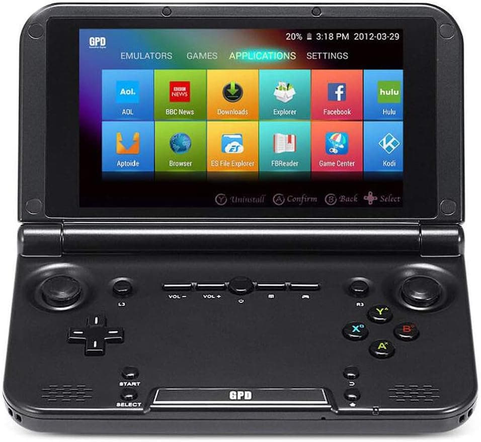 GPD XD Plus [Latest HW & Most Stable Update] Handheld Gaming Console 5" Touchscreen Android 7.0 Portable Video Game Player Laptop MT8176 Hexa-core CPU,PowerVR GX6250 GPU,4GB/32GB,Support Google Store