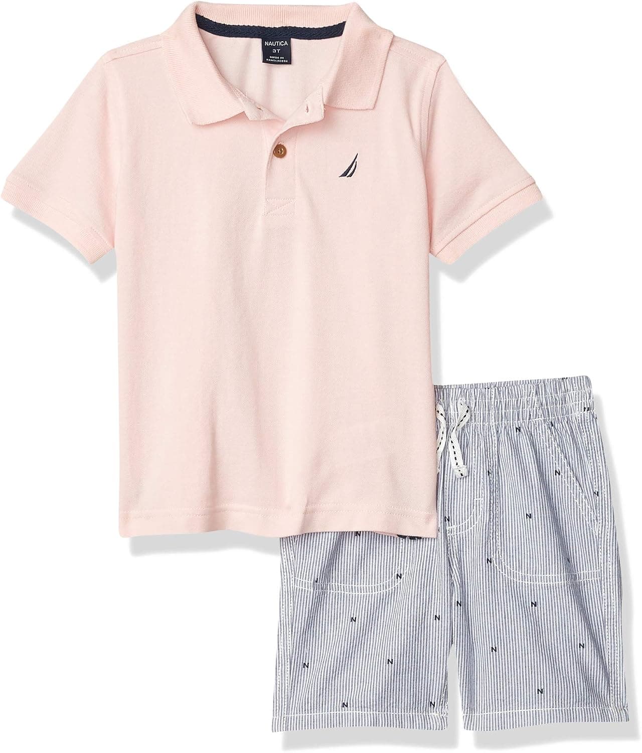 Nautica Boys' Polo Shorts Set