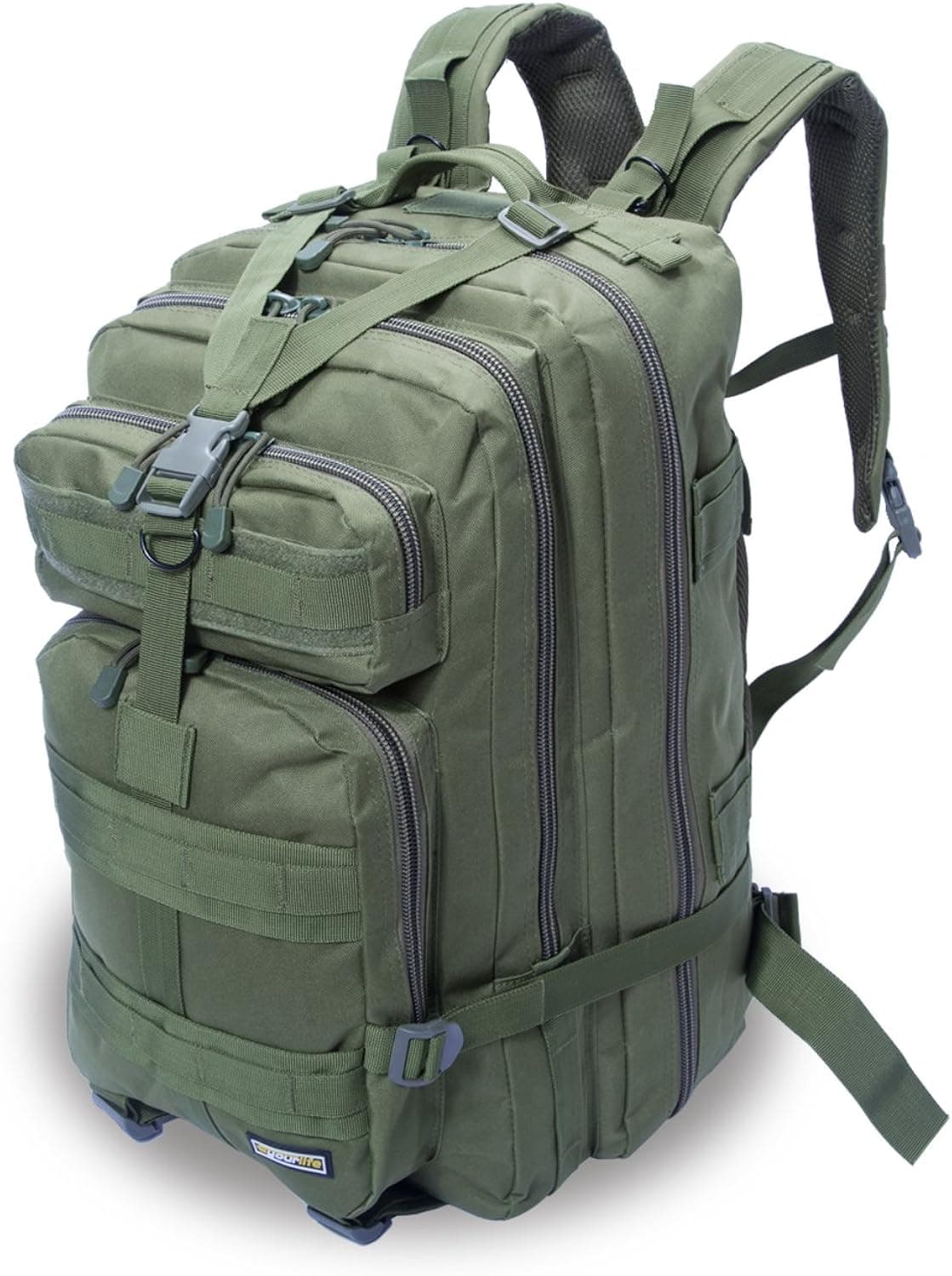 Eyourlife Military Tactical Backpack Small Rucksacks Hiking Bag Outdoor Trekking Camping Tactical Molle Pack Men Tactical Combat Travel Bag 20L