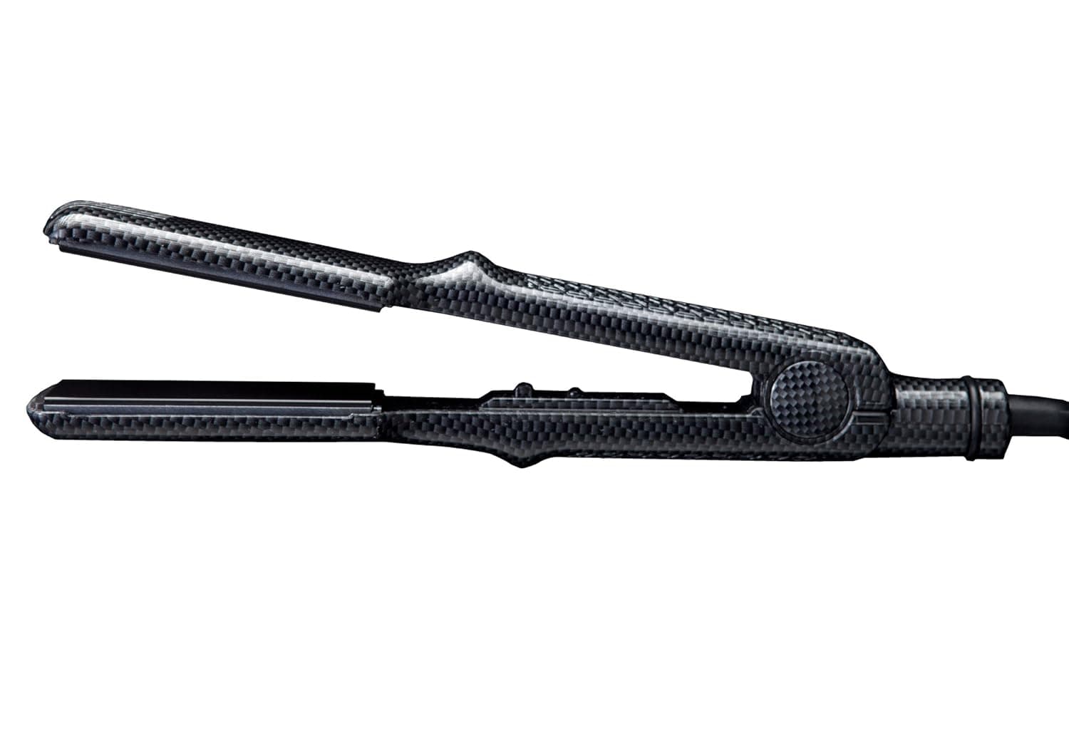 Jose Eber Extra Wide Flat Iron, Silver/black Chrome