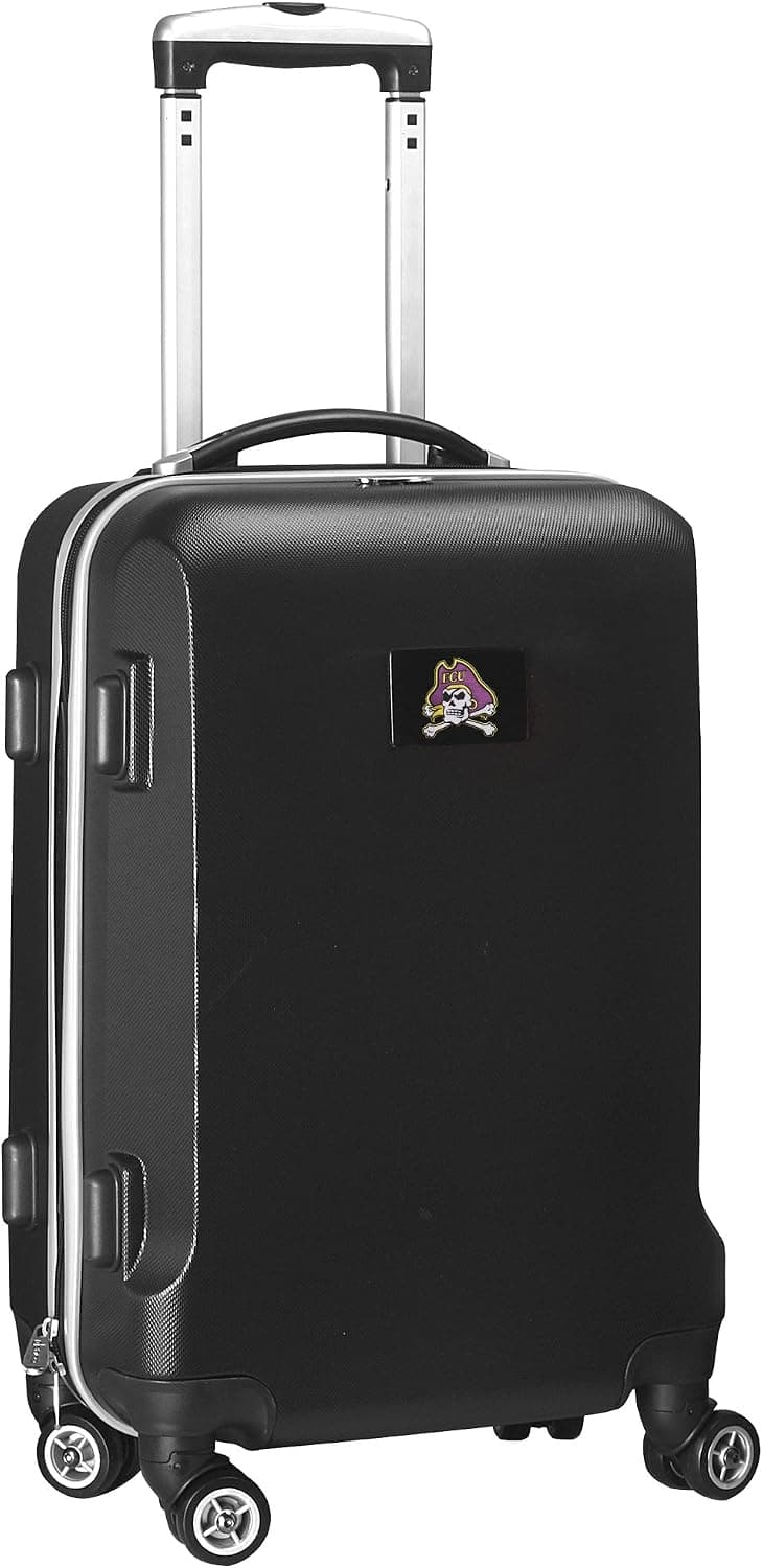 Denco NCAA Carry-On Hardcase Spinner, Black